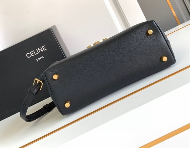 CELINE MEDIUM NINO BAG IN SUPPLE CALFSKIN 117523 BLACK