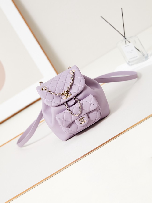 Chanel SMALL BACKPACK AS2908 Fuchsia