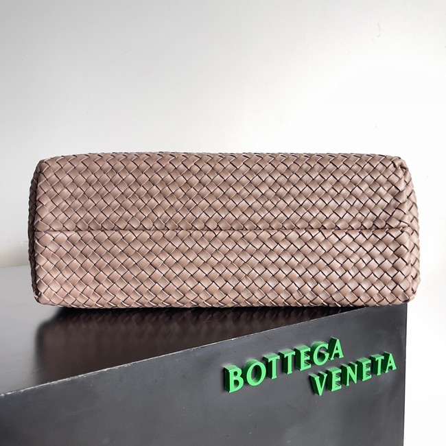 Bottega Veneta Large intreccio leather tote bag 608811 Taupe