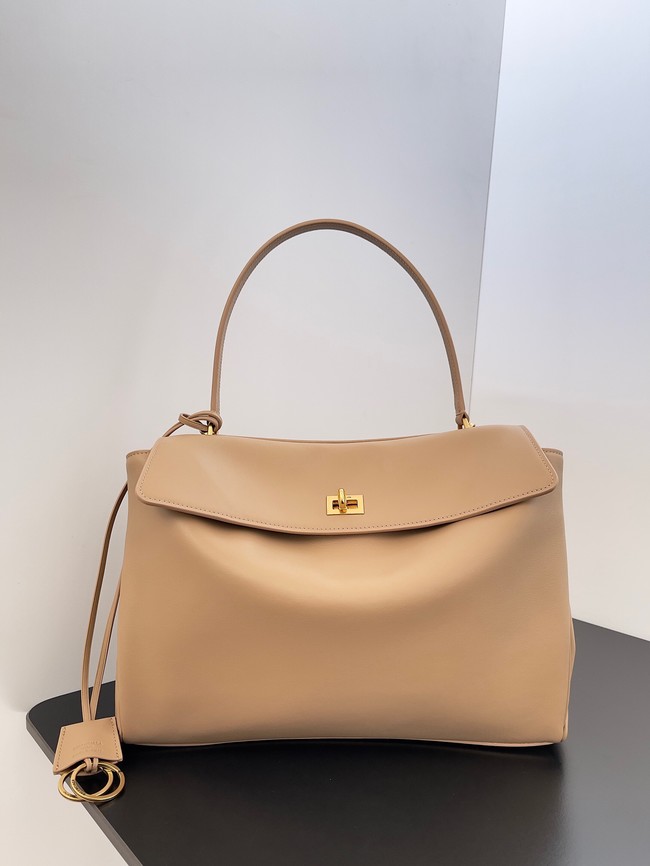 Balenciaga Rodeo Handbag Large smooth calfskin 795458 Apricot