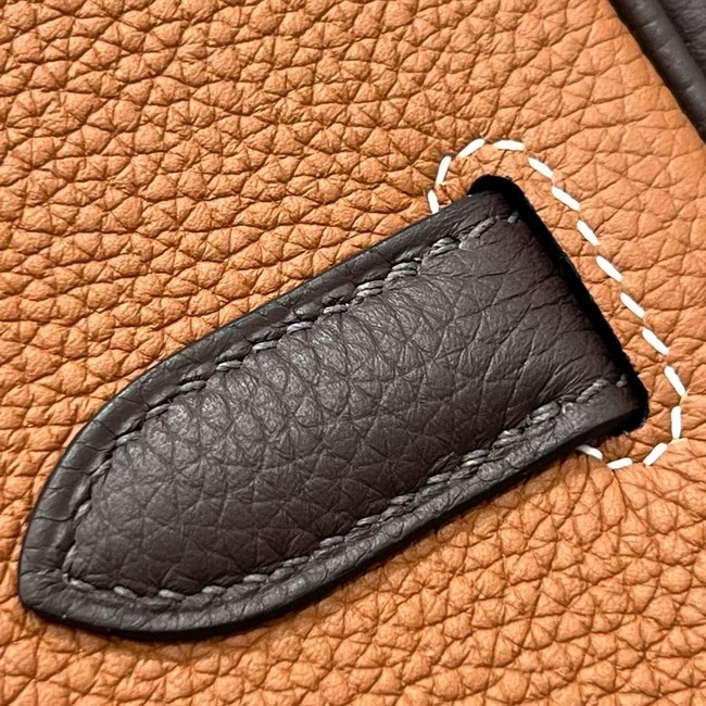 Hermes Birkin Tote Bag Original Togo Leather 6635 Khaki & camel