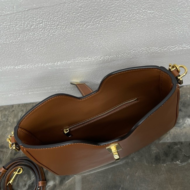 Celine SMALL CAMILLE 16 SOFT BAG IN SMOOTH CALFSKIN 120693 TAN