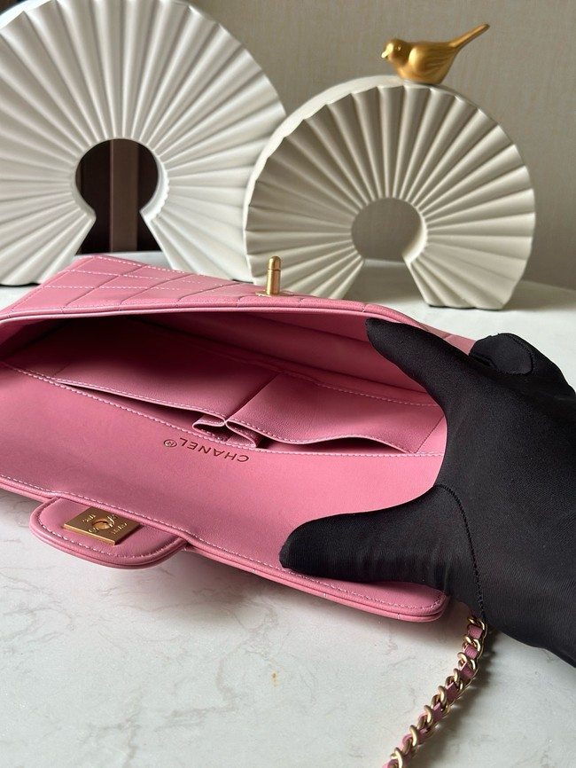 Chanel FLAP BAG AS3314 pink