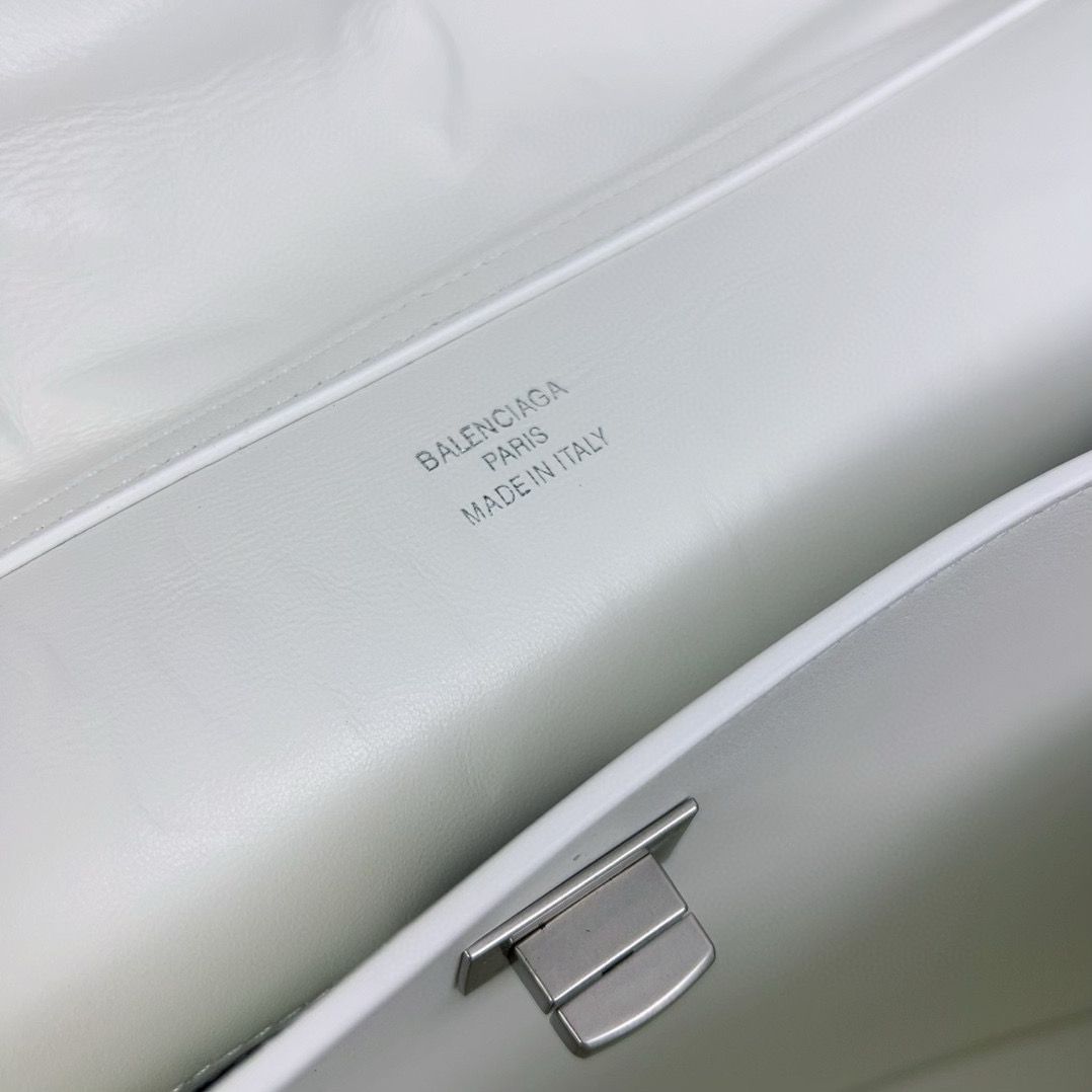 Balenciaga Rodeo Handbag Large smooth calfskin 795459 White