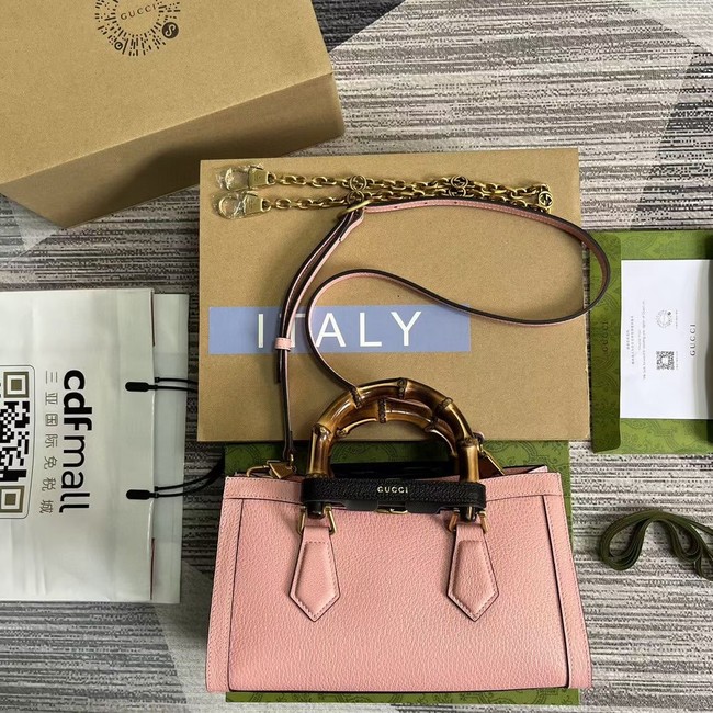GUCCI DIANA SMALL SHOULDER BAG 735153 pink