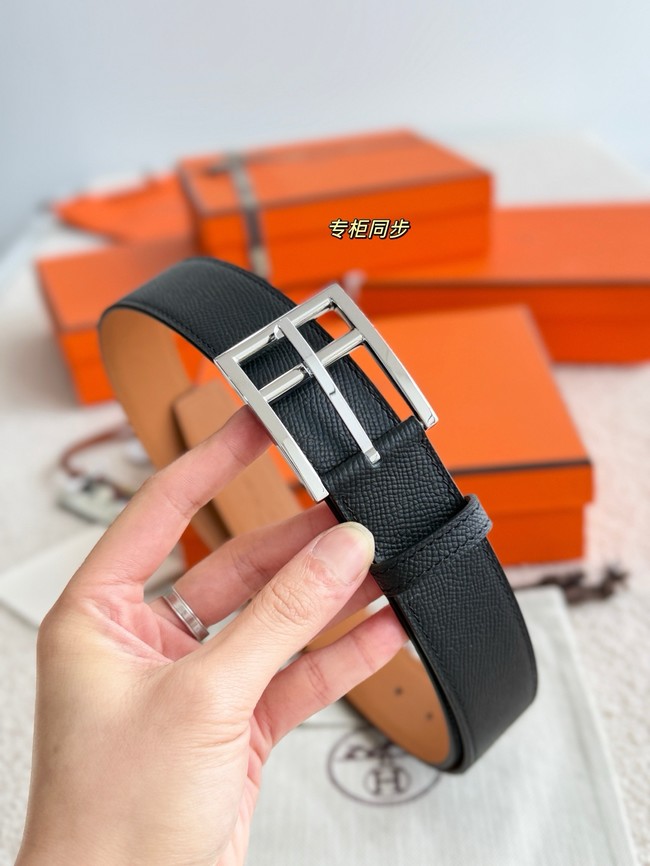 Hermes Epsom calfskin leather belt 66004