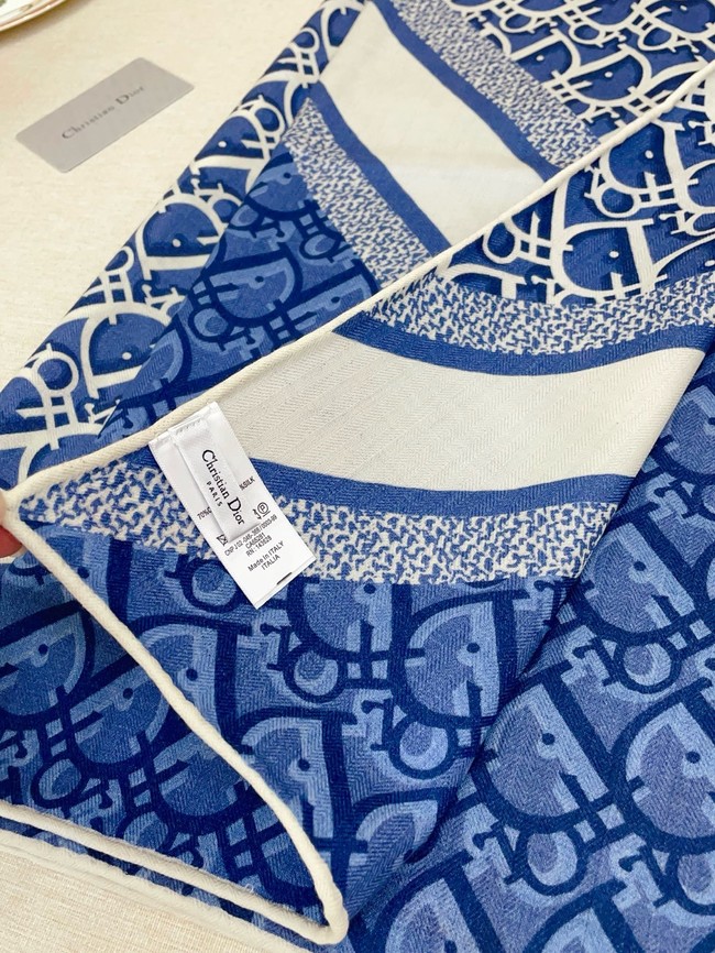 Dior Oblique Shawl Cashmere and Silk Jacquard KY082