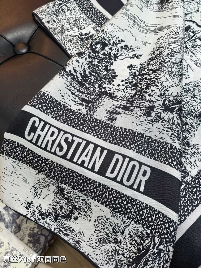 Dior Shawl Cashmere and Silk Jacquard KY089