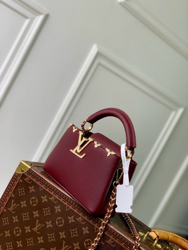 Louis Vuitton Capucines Mini M25497 burgundy