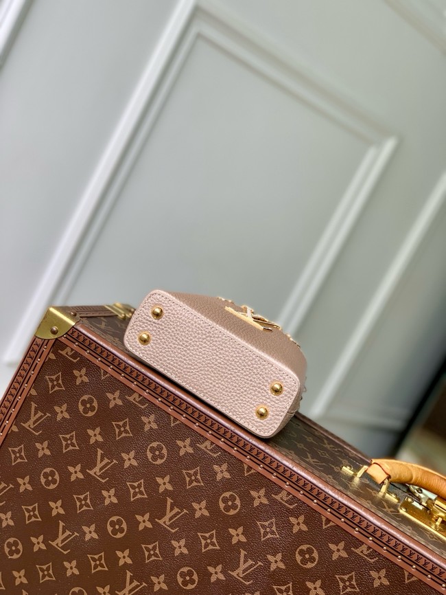 Louis Vuitton Capucines nano M24583 pink gold