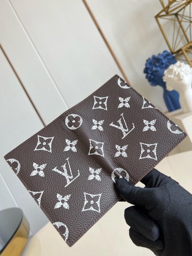 Louis Vuitton Passport Cover M26059 dark brown