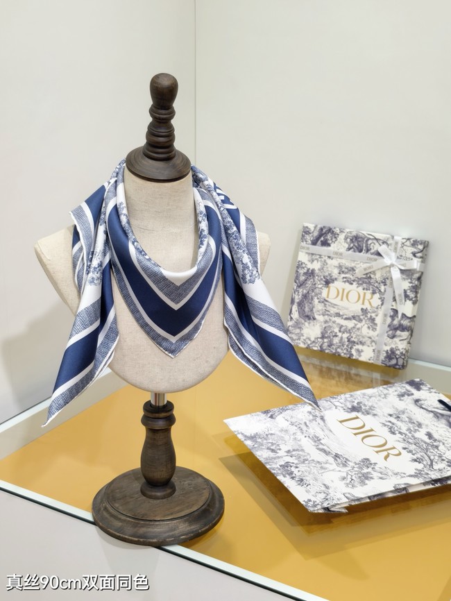 Dior 90 Square Scarf Silk Twill KY150