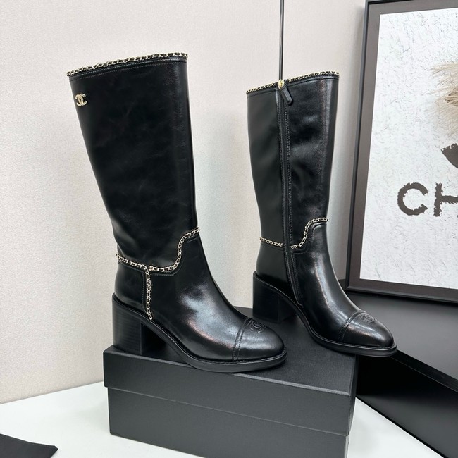 Chanel high boots Calfskin 45082-1