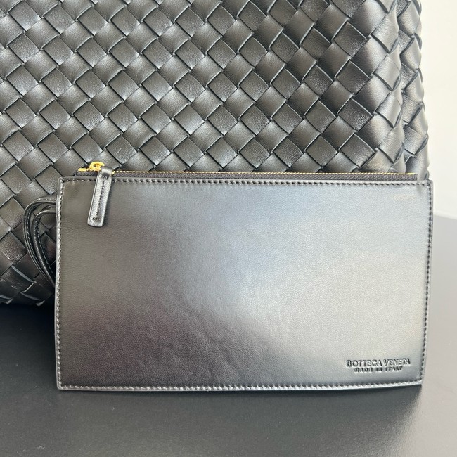 Bottega Veneta Large Campana Dark barolo 844250 black Bottega Veneta Large Campana Dark barolo 844250 black