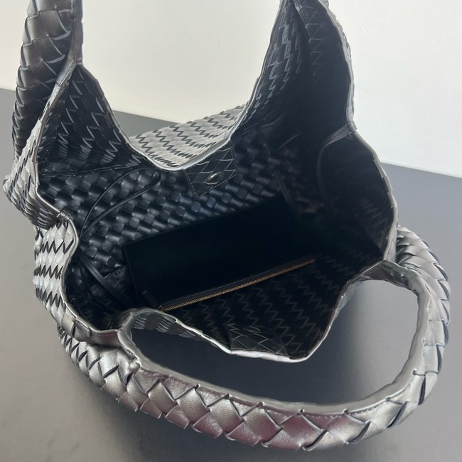 Bottega Veneta Large Campana Dark barolo 844250 black Bottega Veneta Large Campana Dark barolo 844250 black