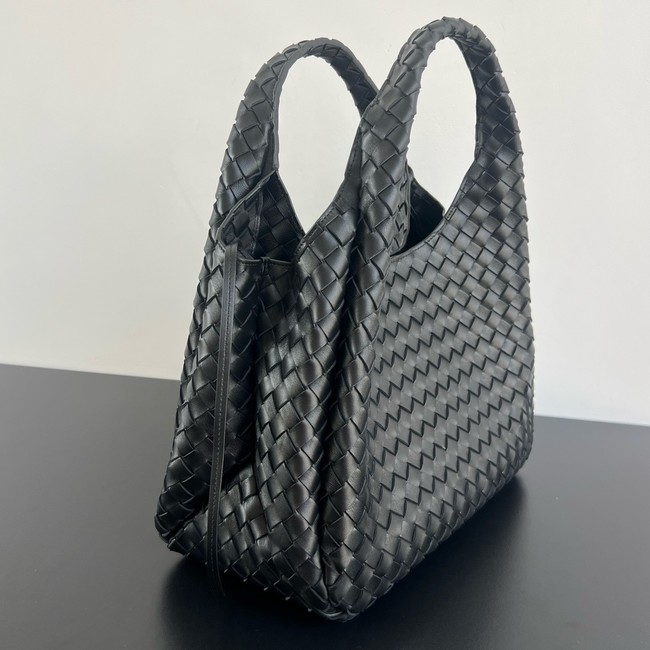 Bottega Veneta Large Campana Dark barolo 844250 black Bottega Veneta Large Campana Dark barolo 844250 black