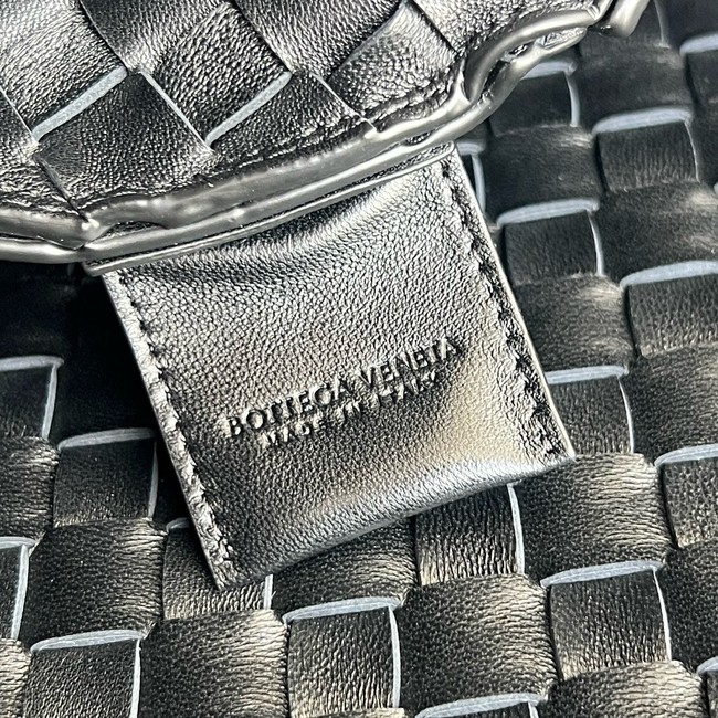 Bottega Veneta Large Campana Dark barolo 844250 black Bottega Veneta Large Campana Dark barolo 844250 black