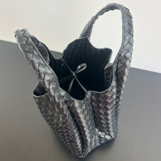 Bottega Veneta Large Campana Dark barolo 844250 black Bottega Veneta Large Campana Dark barolo 844250 black