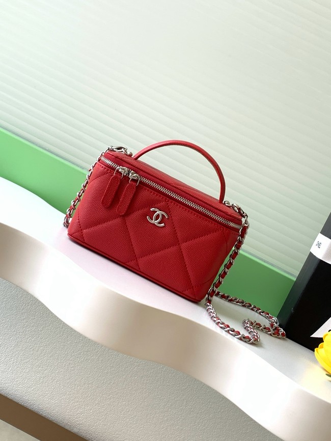 Chanel Long Vanity with chain AP4933 red