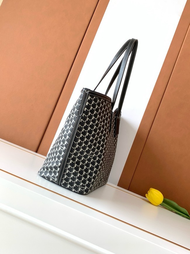 Goyard Calfskin Leather Tote Bag MM M8002 black