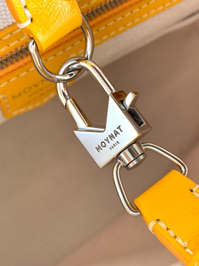 Goyard Calfskin Leather Tote Bag PM M8003 yellow