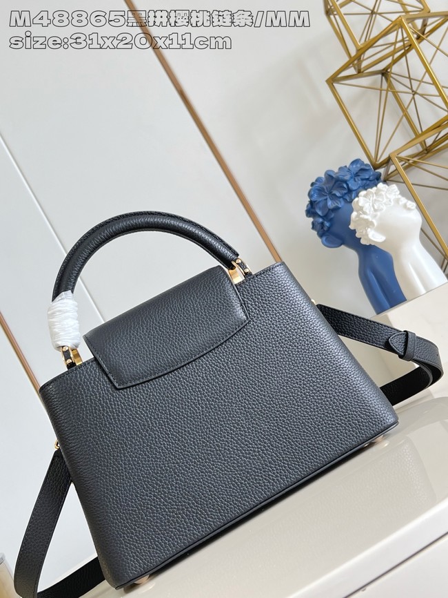 Louis Vuitton Capucines MM M14381 BLACK