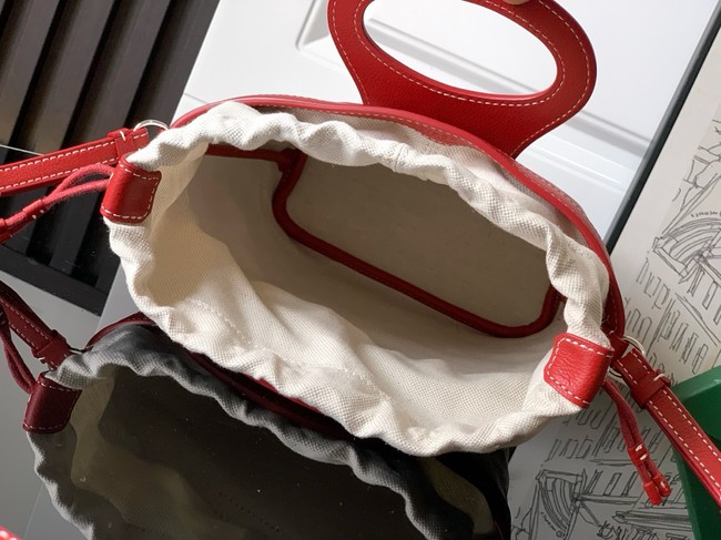 Goyard Calfskin Leather Tote Bag PM 00249 red