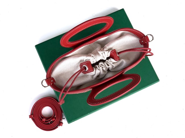 Goyard Calfskin Leather Tote Bag PM 00249 red