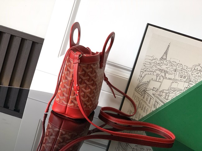 Goyard Calfskin Leather Tote Bag PM 00249 red