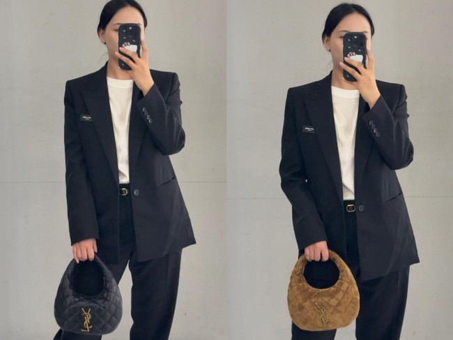 Saint Laurent ICARINO in quilted nappa 851689 black