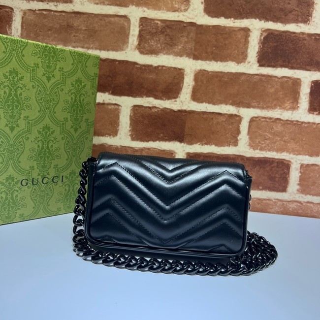 Gucci GG Marmont mini shoulder bag 699757 black