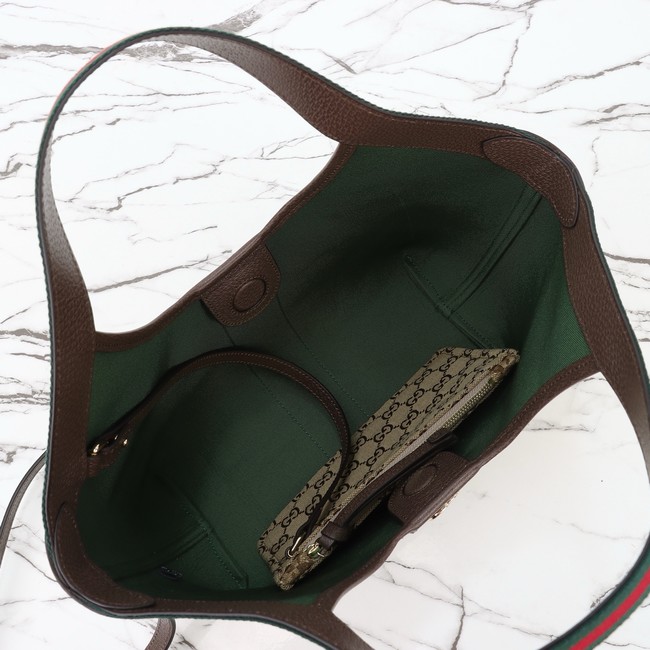 Gucci Giglio small tote bag 860845 beige and brown GG canvas