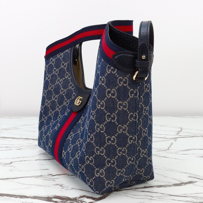Gucci Giglio small tote bag 860845 blue