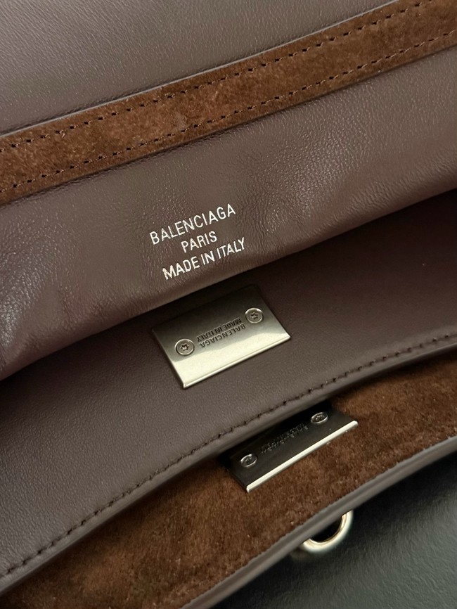 Balenciaga Rodeo Mini Handbag suede shoulder 795456 Coffee
