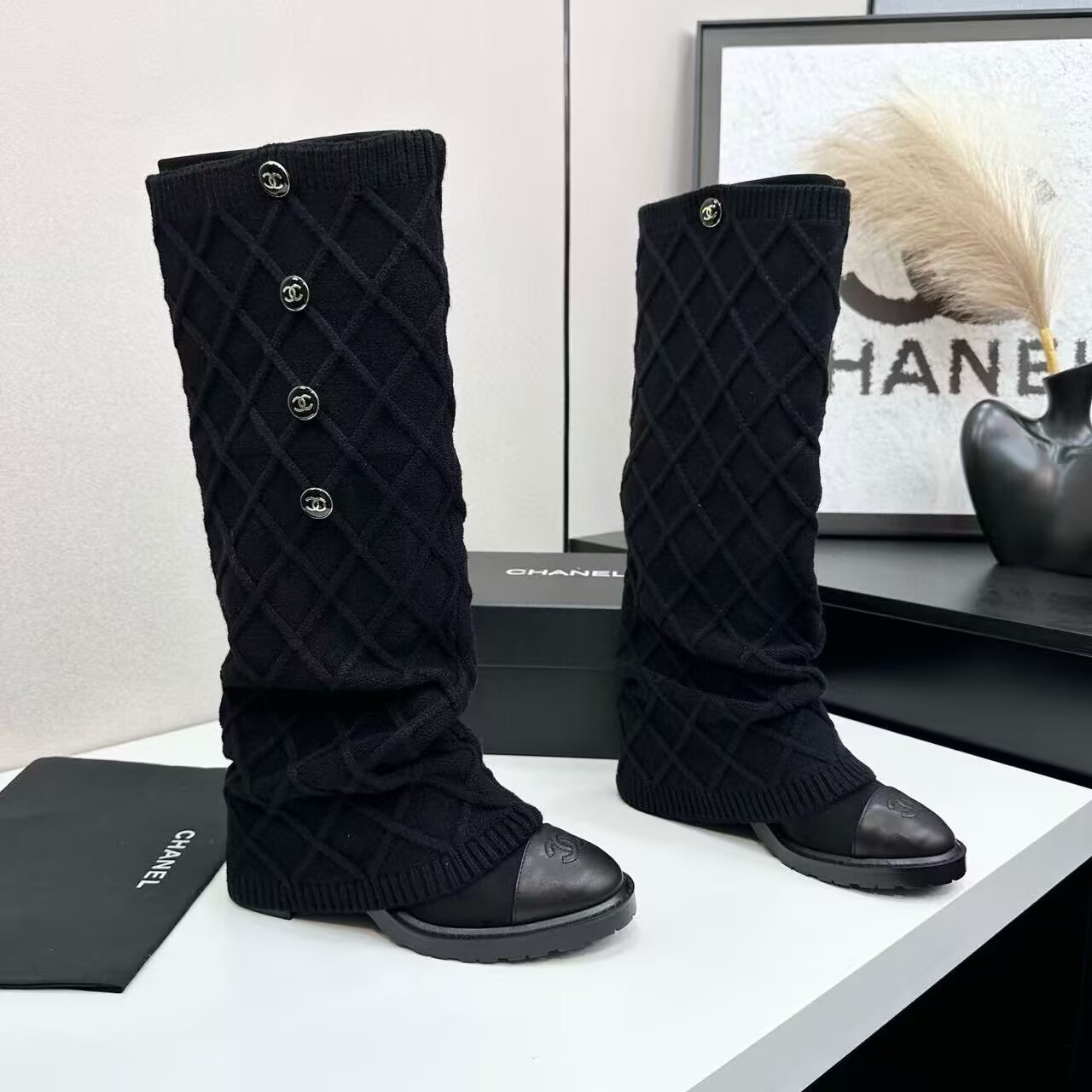 Chanel Boots CB6321 Black