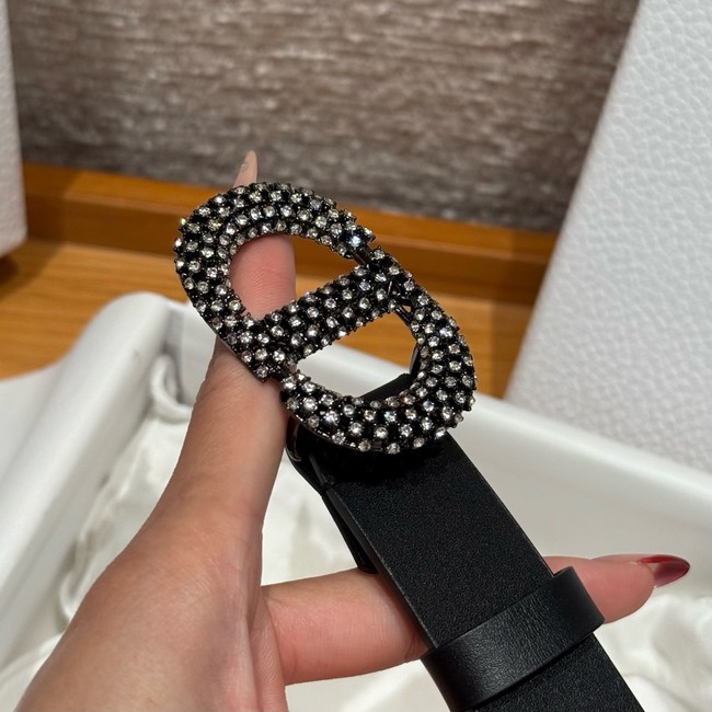 Dior Saddle Belt Smooth Calfskin B0445C-1