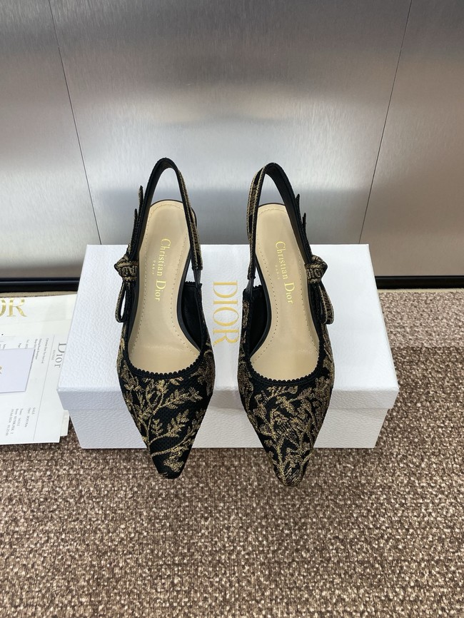 JAdior Slingback Pump Cotton Embroidered KCV367DLN-1