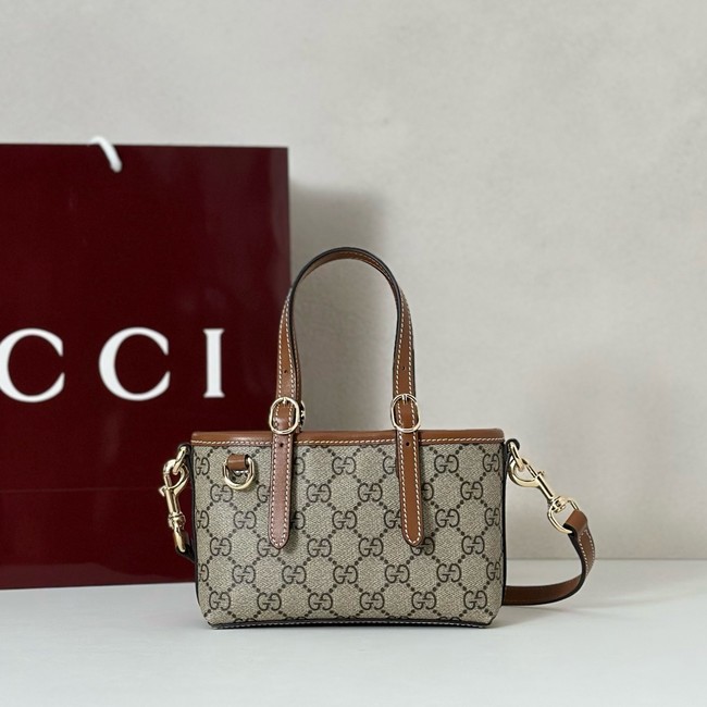 Gucci GG Emblem mini bag 855491 Brown