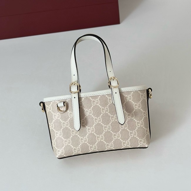 Gucci GG Emblem mini bag 855491 WHITE
