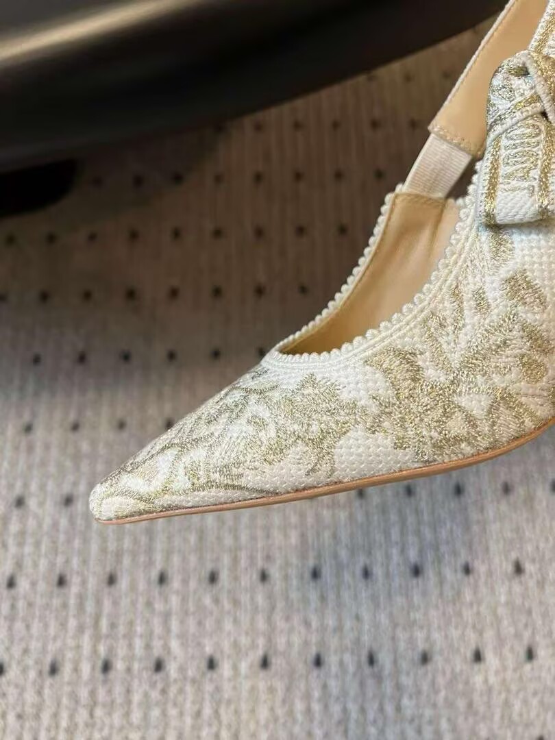 JAdior Slingback Pump Cotton Embroidered KCV367DLN-6