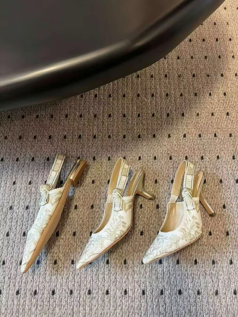 JAdior Slingback Pump Cotton Embroidered KCV367DLN-6