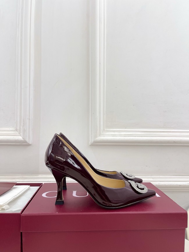Gucci Womens pump with crystal Interlocking G 852995 -2