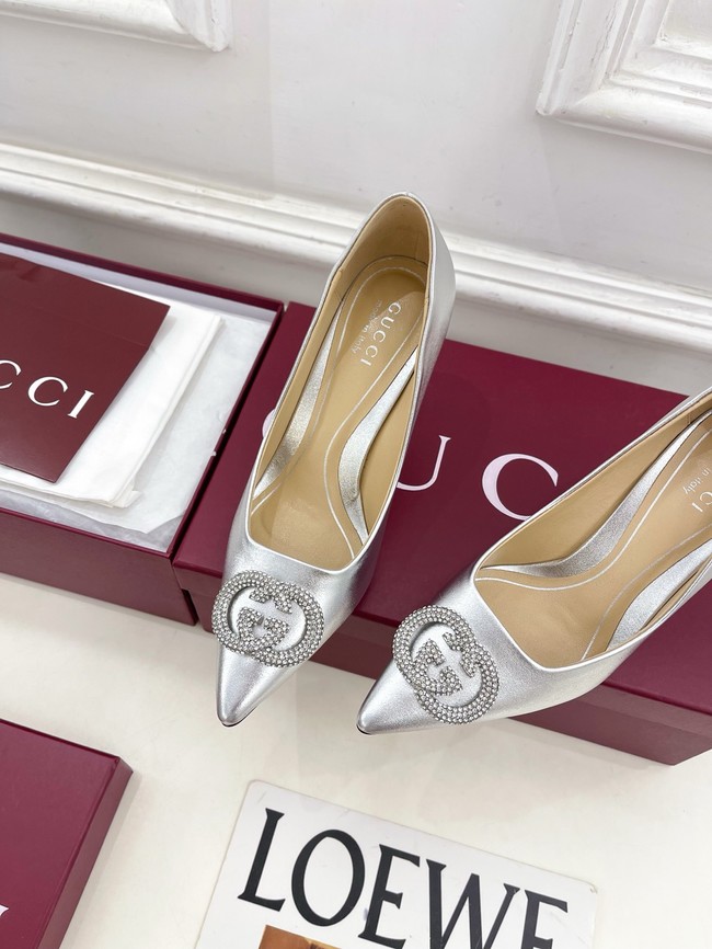 Gucci Womens pump with crystal Interlocking G 852995 -6