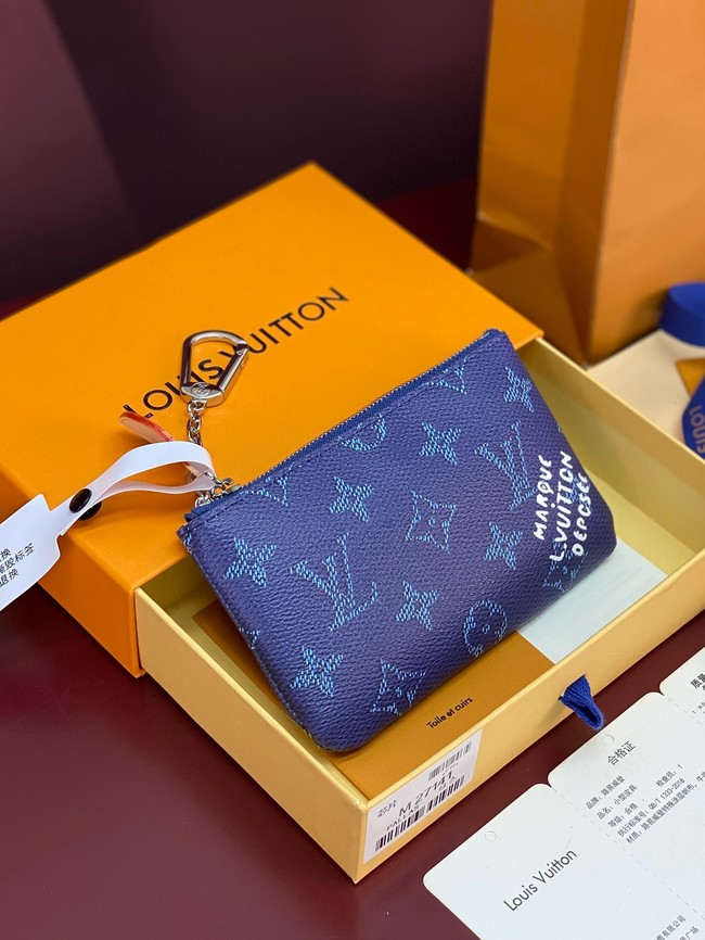 Louis Vuitton NEW Key Pouch S M27141 Ocean
