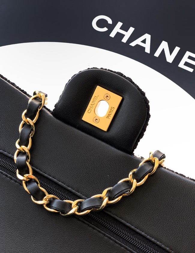 Chanel Small Classic Handbag A01113 black