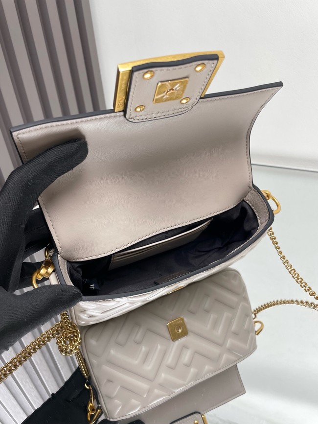 Fendi Baguette Mini Bag 8BS017 gray
