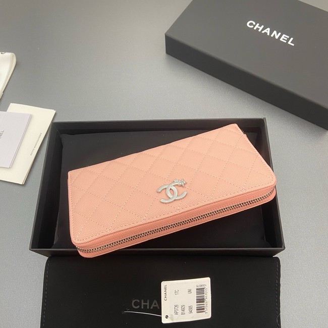Chanel Classic Zipped Wallet 3726 pink