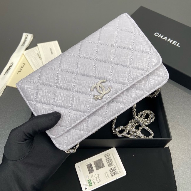 Chanel Wallet On Chain AP3723 light Purple