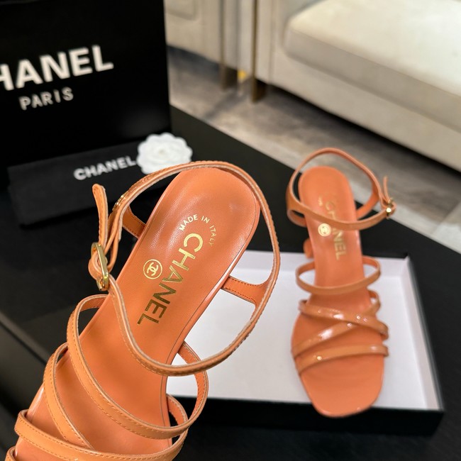 Chanel Sandals Patent Calfskin 95mm G46901-1