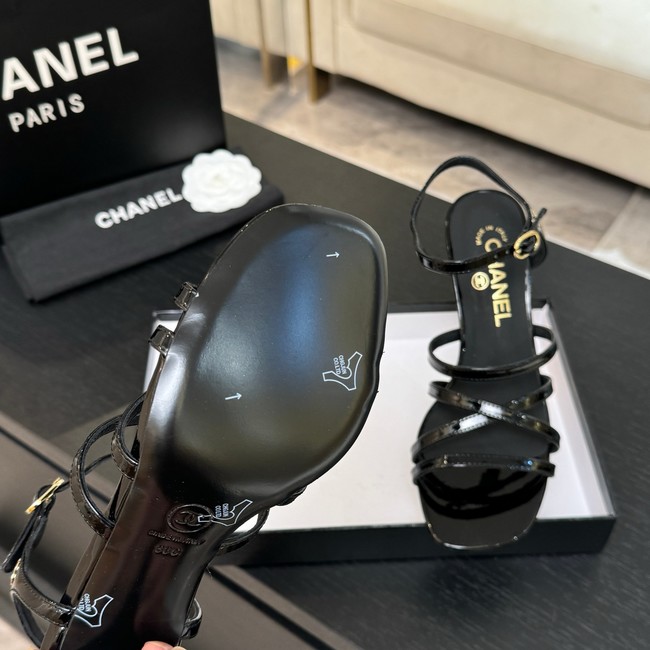 Chanel Sandals Patent Calfskin 95mm G46901-2